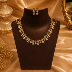 meenakshi temple necklace set